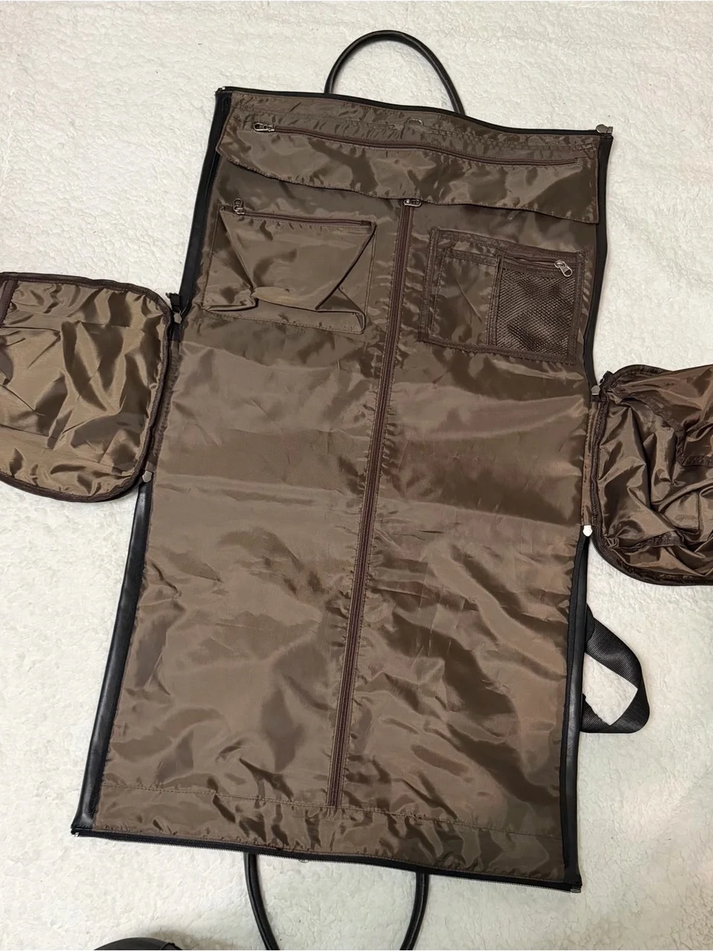 Modocker convertible, garment duffel bag black travel, carry-on suit bag .